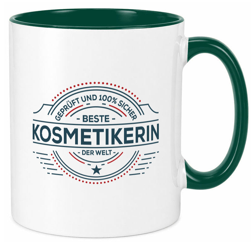 Geprüft und sicher: Kosmetikerin | Kosmetik Stylistin lustig Humor Geschenkidee