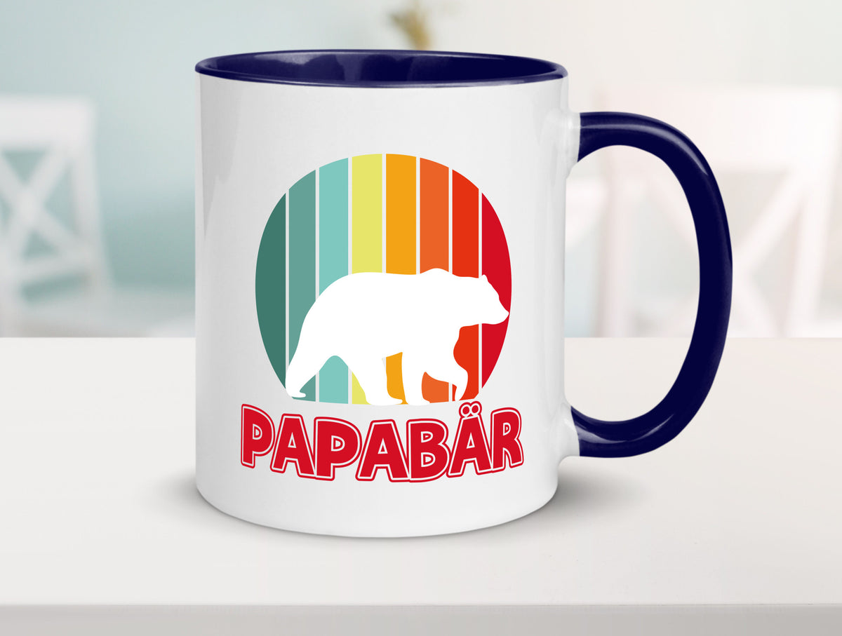 Papabär | Papa Tasse Vater Vatertag Bär lustiger Spruch Geschenk Familie