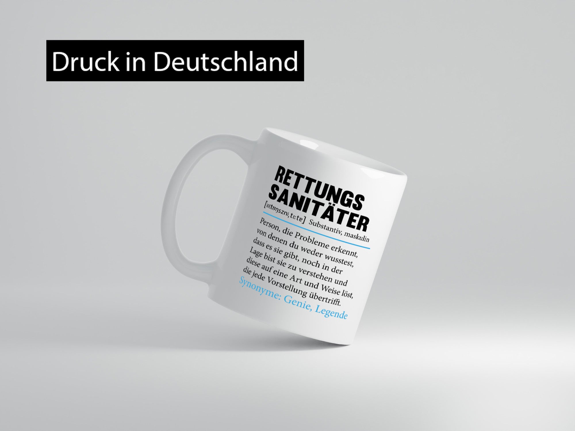 Rettungssanitäter | Beruf Sanitäter Spruch v2 lustig Arbeit Kollegen Büro