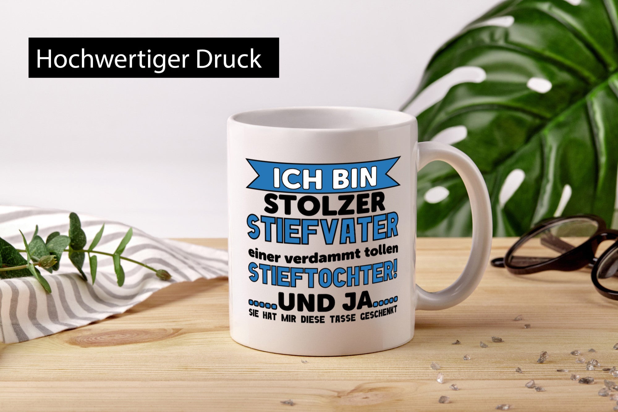 Stolzer Stiefvater | Vatertag Spruch Stieftochter lustiger Geschenk Familie