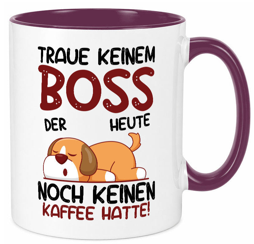 Traue keinem Boss | Führungskraft Vorgesetzter Geschenkidee Humor Tasse