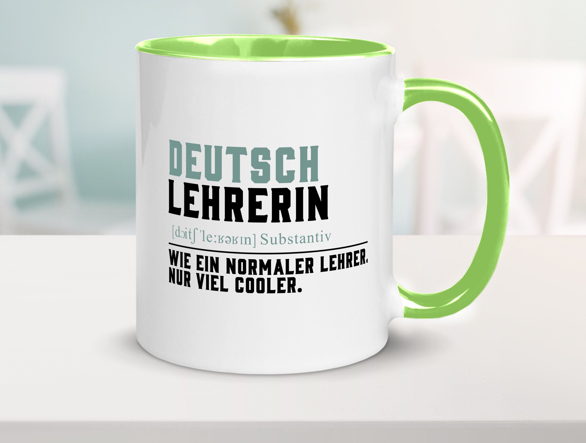 Deutschlehrerin | Lehrerin Unterricht Lieblinglehrerin Geschenkidee Humor Tasse