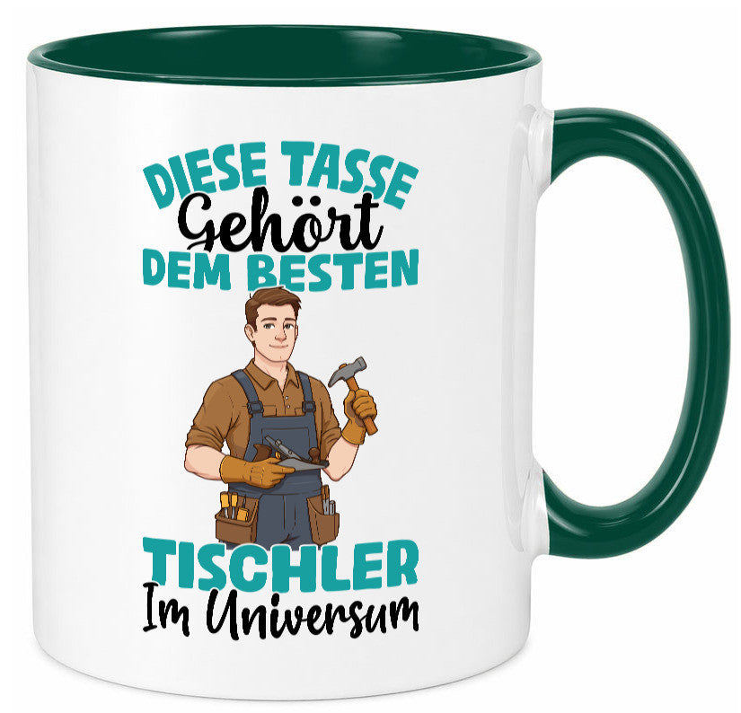 Im Universum: Tischler | Handwerk Beruf Tischlerei Geschenkidee Arbeit Kollegen Tasse
