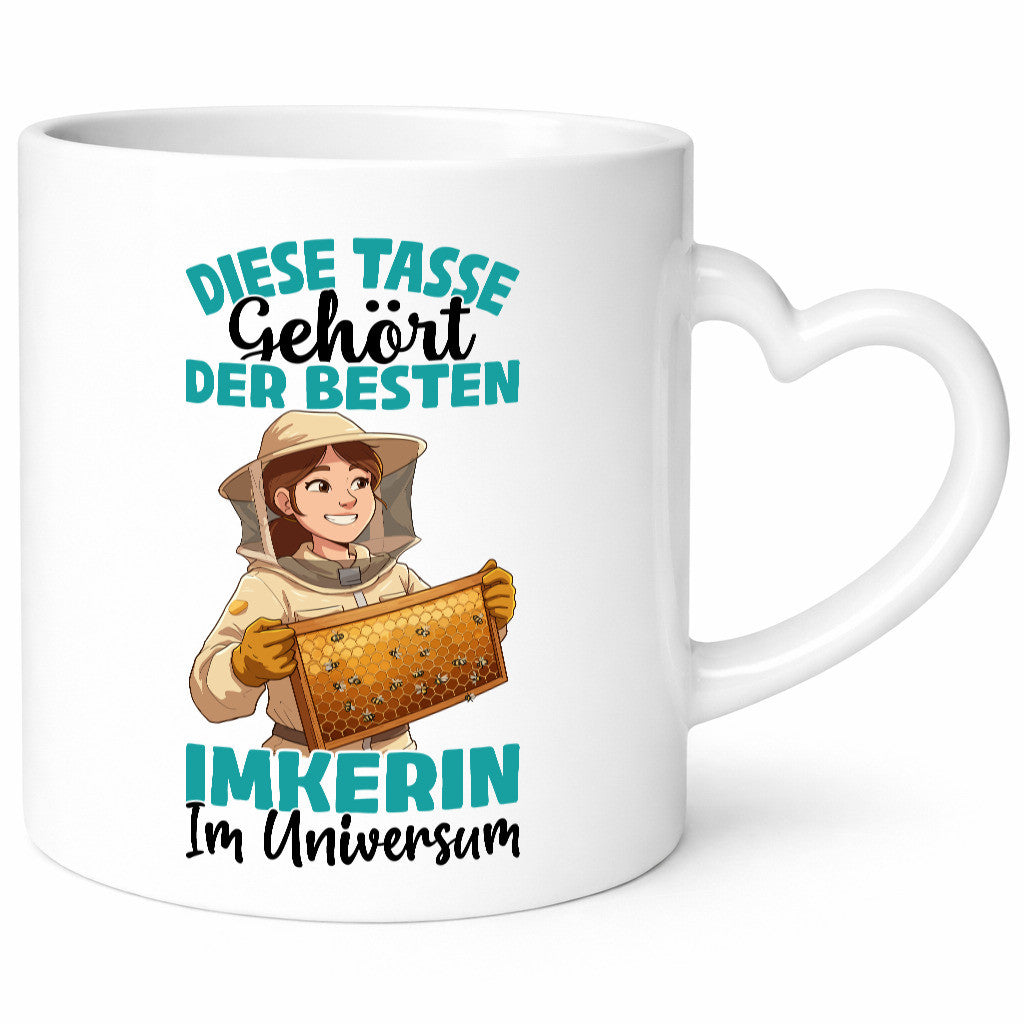 Im Universum: Imkerin | Imkerei Geschenkidee Humor Tasse