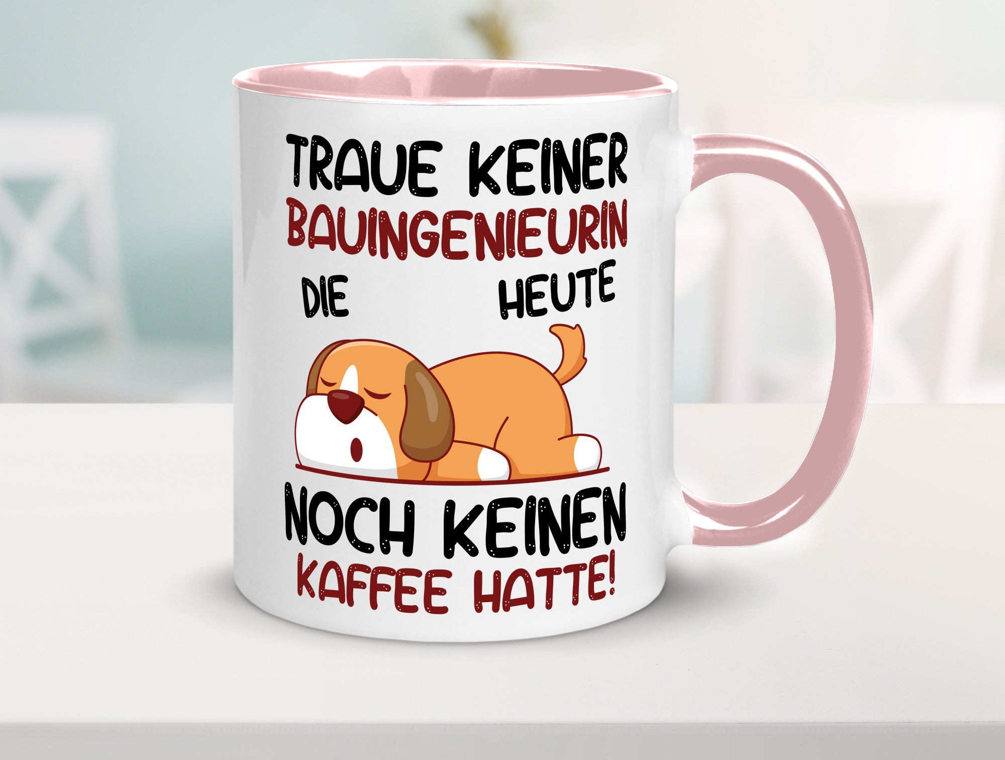 Traue keiner Bauingenieurin | Ingenieurin Geschenkidee Humor Tasse