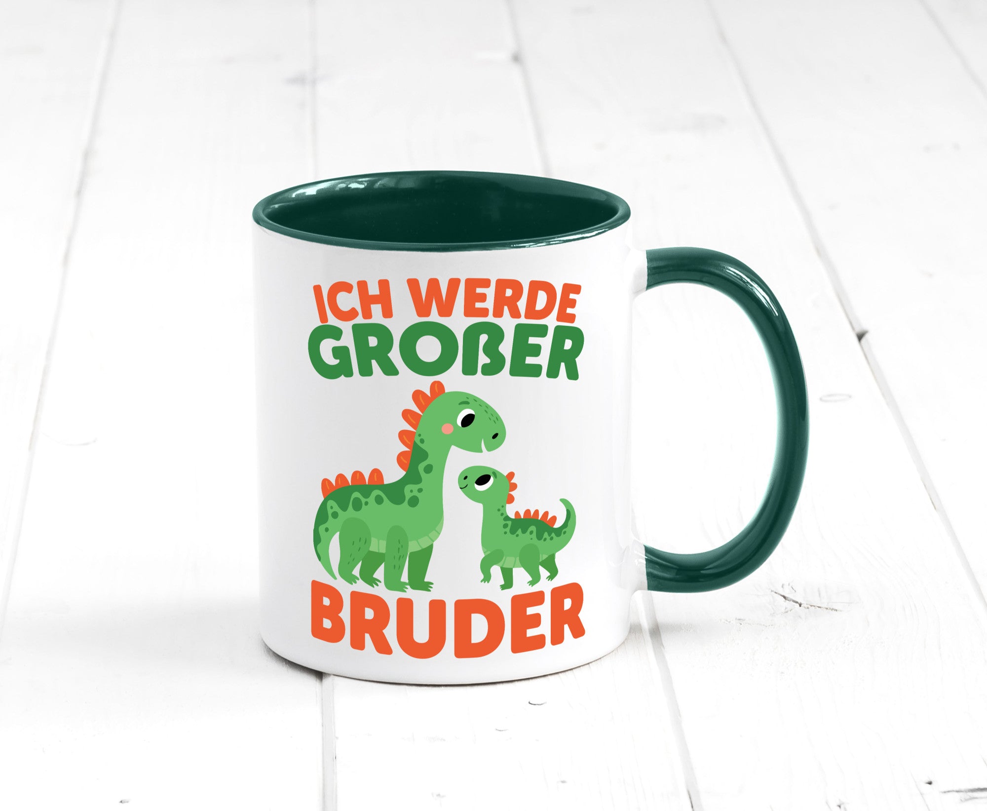 Ich werde Großer Bruder | Dino Brudersaurus lustig Humor Geschenkidee Geschenk