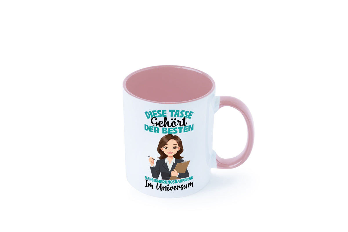 Im Universum: Versicherungskauffrau | Kauffrau lustig Humor Geschenkidee Tasse