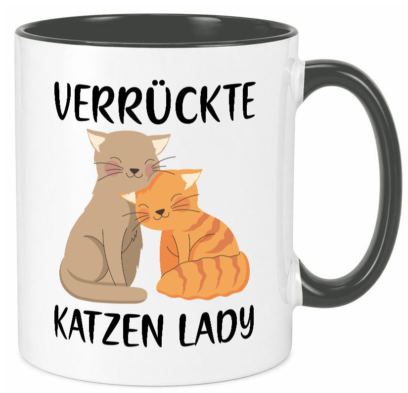 Verrückte Katzen Lady | Ich liebe Katzenliebhaber Geschenk Tierliebhaber Humor