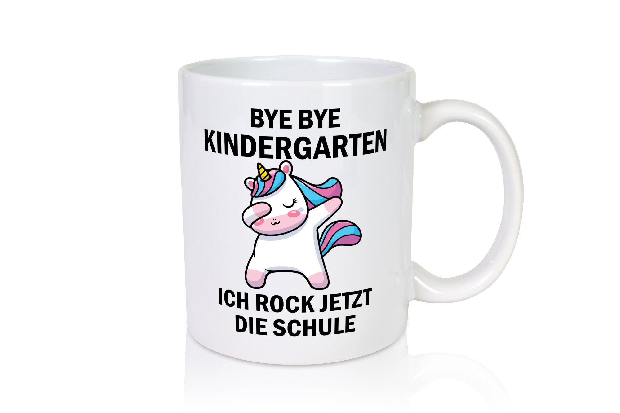 Tschüss Kindergarten | Rock jetzt die Schule Einhorn lustig Humor Geschenkidee