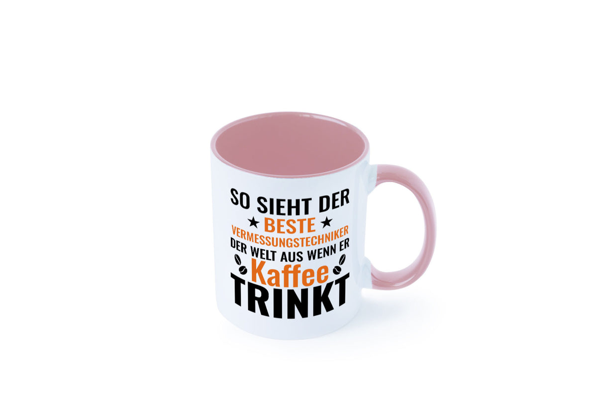 Kaffee trinkt: Vermessungstechniker | Techniker Geschenk Humor Geschenkidee Tasse