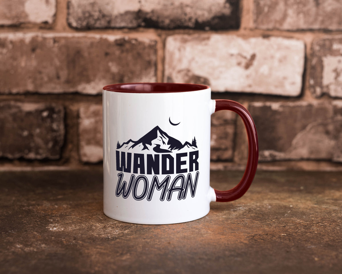 Wander Woman | Frauen Tasse Wanderer Bergsteigen lustig Familie Geschenkidee