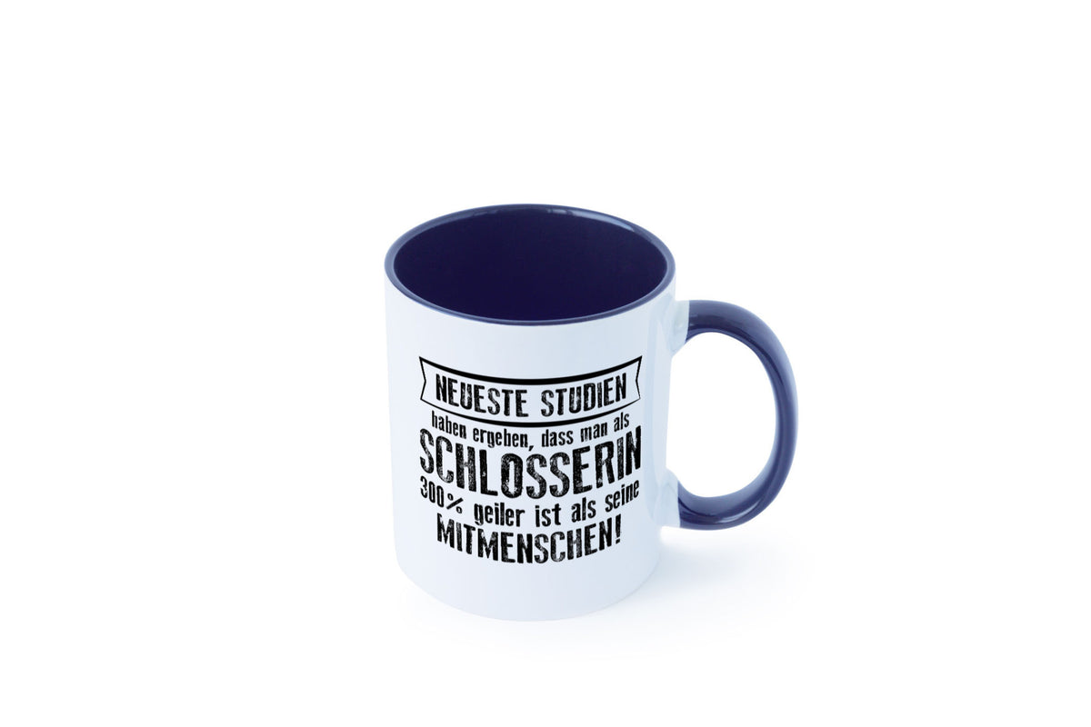Neuste Studien: Schlosserin | Schlosserei Geschenkidee Humor Tasse