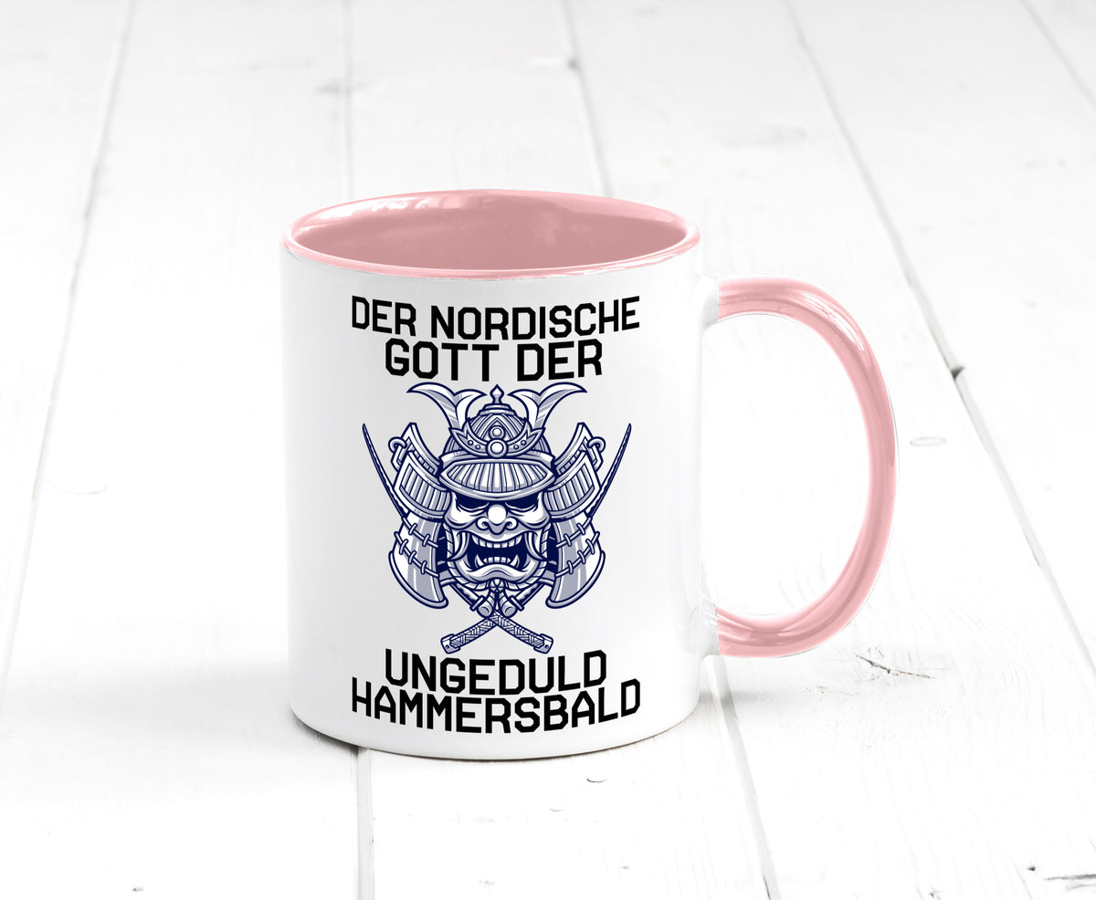 Nordischer Gott der Ungeduld | Mythologie Wikinger lustig Humor Geschenkidee Tasse