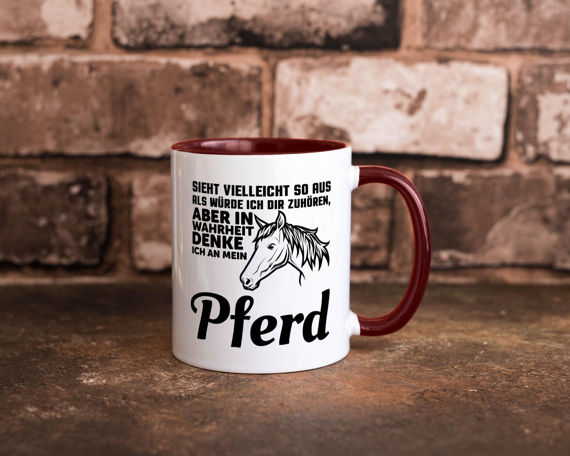 Pferde Spruch | Reiterin Tasse Pferdesport Reiten Humor Geschenkidee