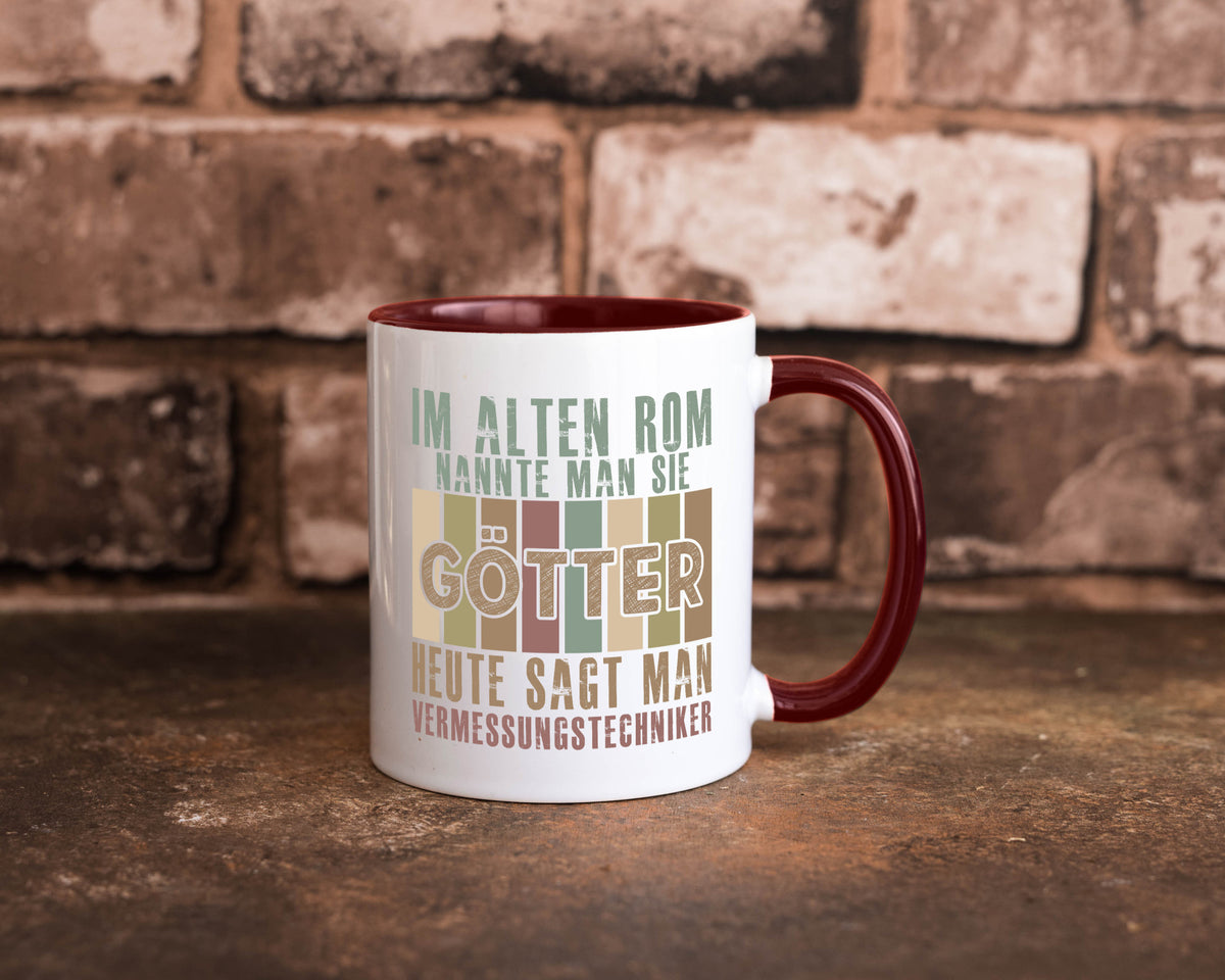 Heute sagt man: Vermessungstechniker | Techniker Geschenkidee Humor Tasse