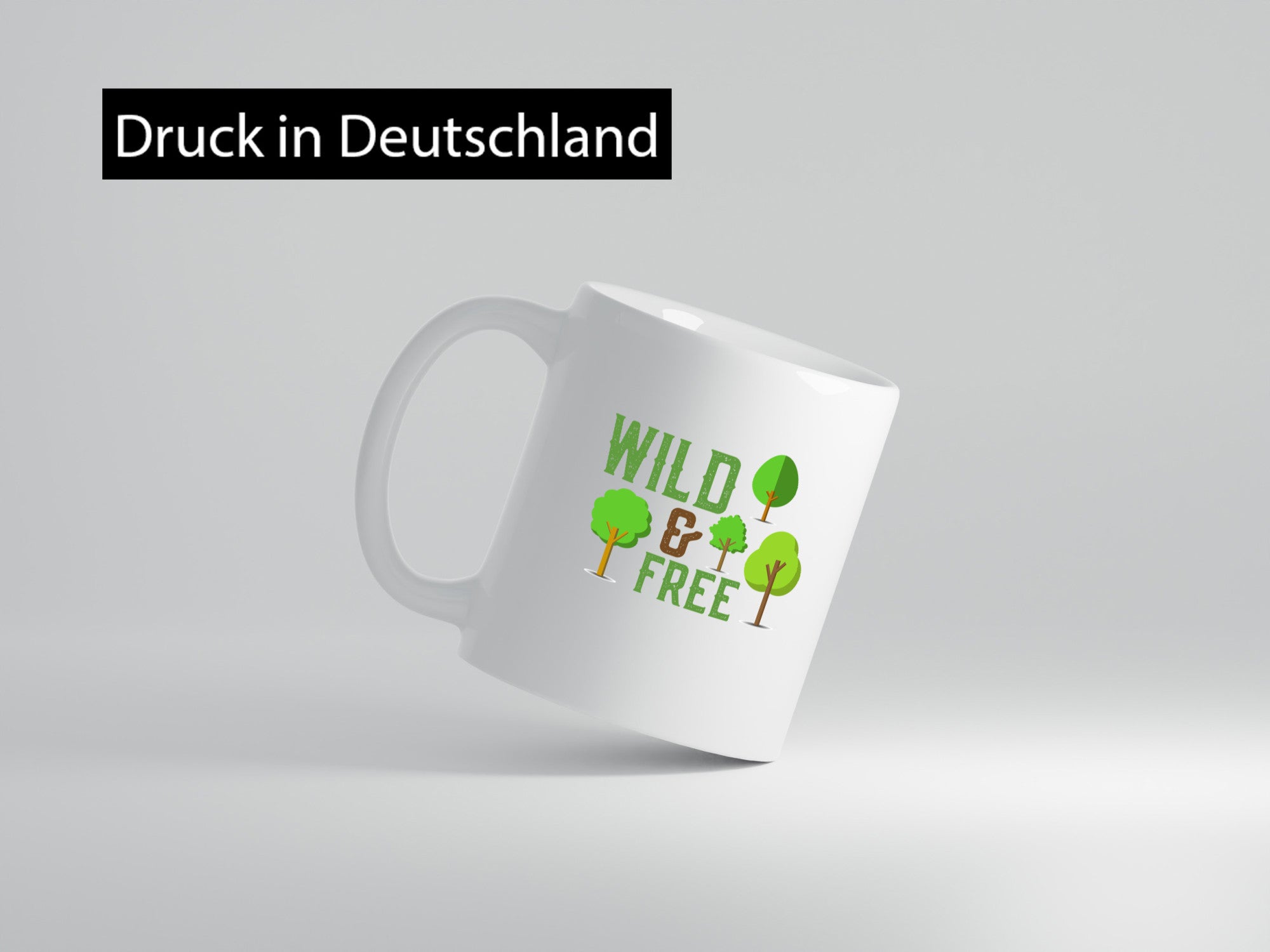 Wild and free | Freiheit Camper Hobbycamper Geschenkidee Humor Tasse