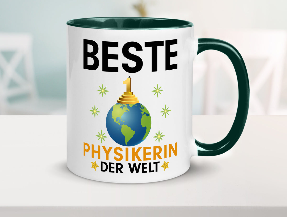 Welt Beste Physikerin | Physik lustiger Spruch Geschenk Humor Geschenkidee Tasse