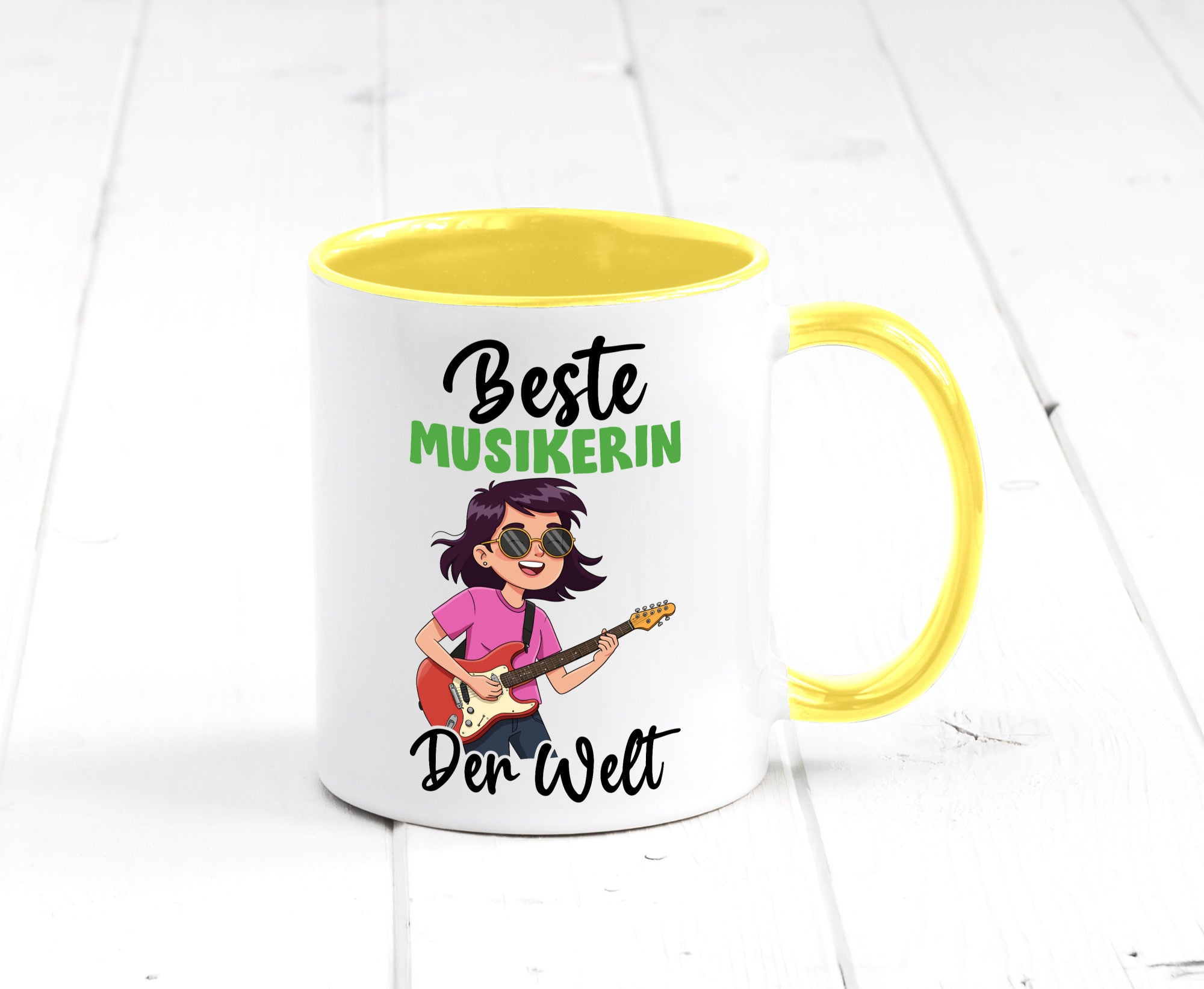 Beste Musikerin | Musik Musikantin v2 Geschenkidee Humor Tasse