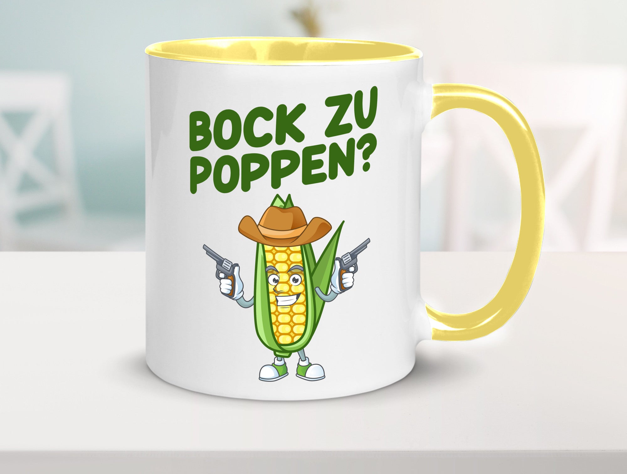Bock auf Poppen | Mais Lustig Geschenk Humor Geschenkidee lustiger Spruch Tasse