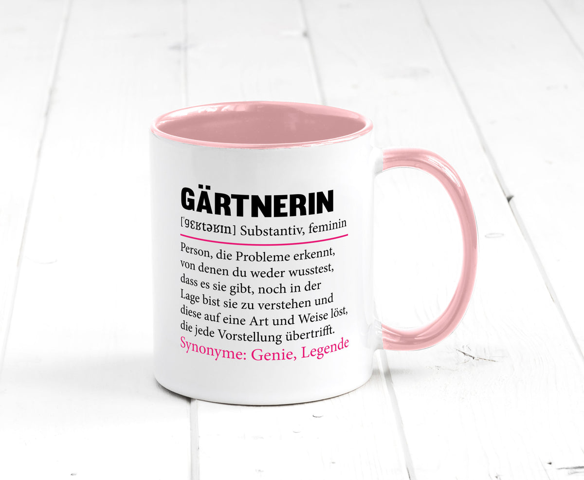 Gärtnerin | lustig Gartenbau Beruf Spruch Geschenk Arbeit Kollegen Büro Tasse