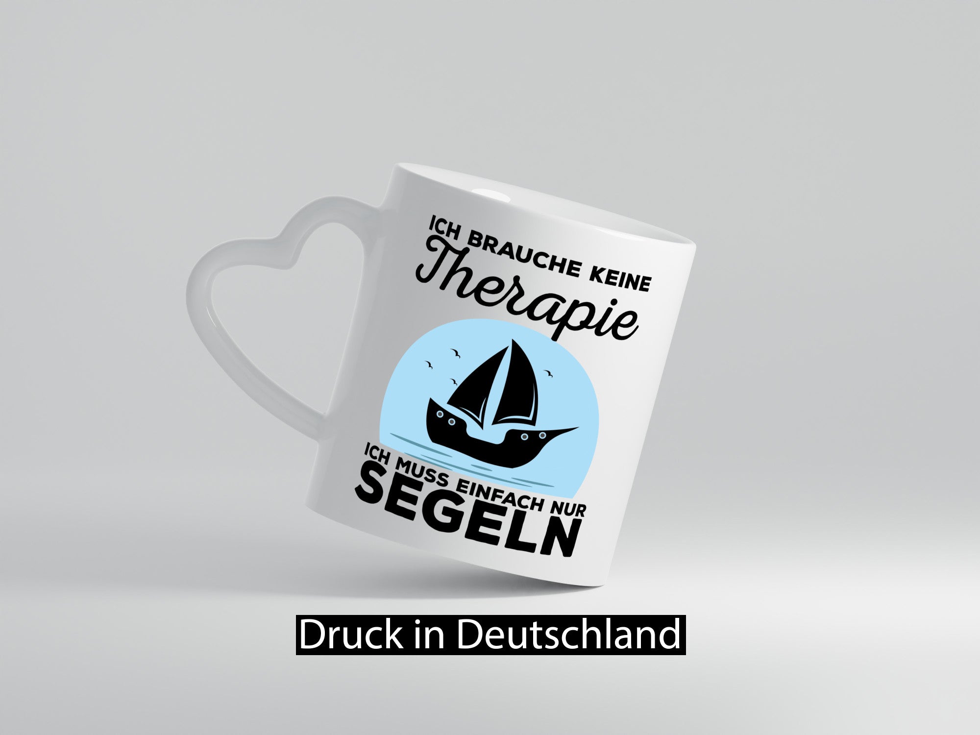 Einfach nur segeln | Segler Tasse Segelboot Therapie Geschenkidee Humor