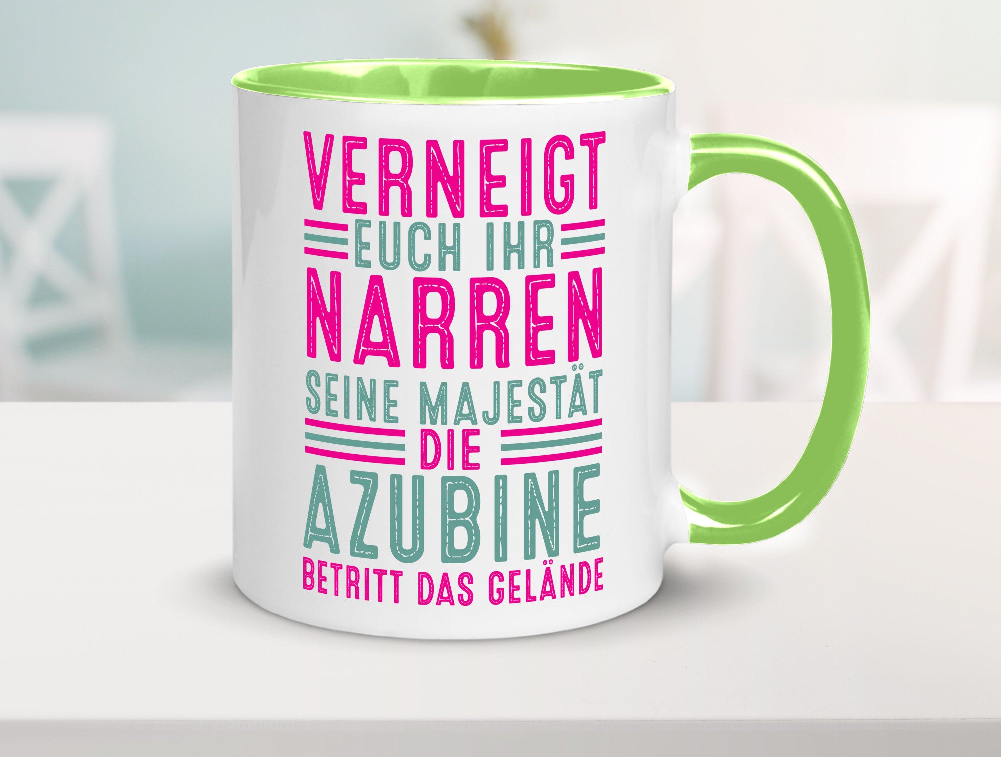 Verneigt euch: Azubine | Ausbildung Lehre Lehrling v2 lustiger Spruch Geschenk
