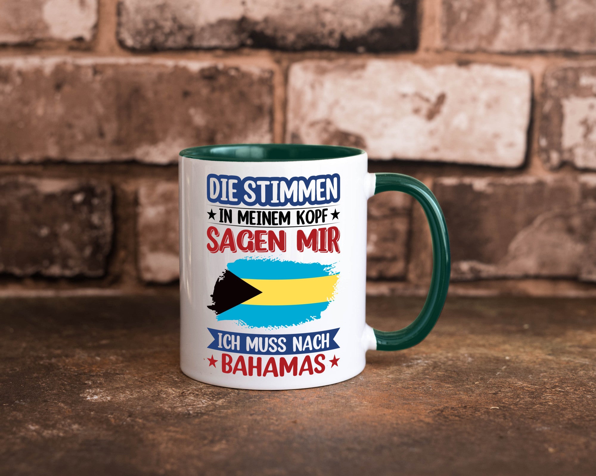 Bahamas | Urlaub Stimmen in meinem Kopf Traumland Geschenk Humor Geschenkidee
