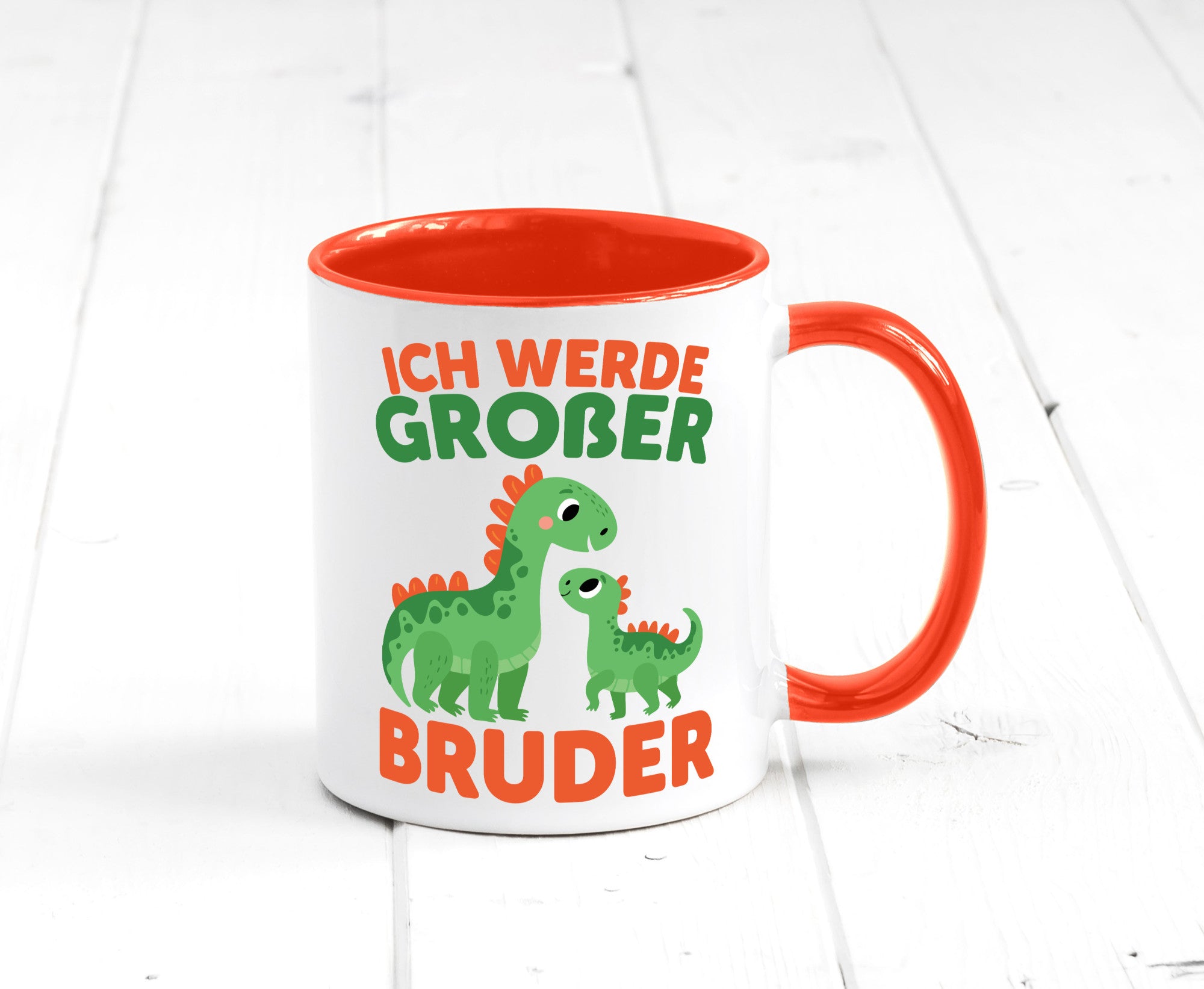 Ich werde Großer Bruder | Dino Brudersaurus lustig Humor Geschenkidee Geschenk