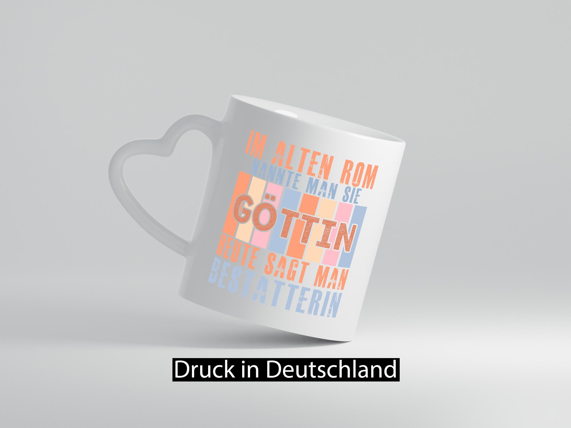 Heute sagt man: Bestatterin | Bestattung Totengräberin lustig Humor