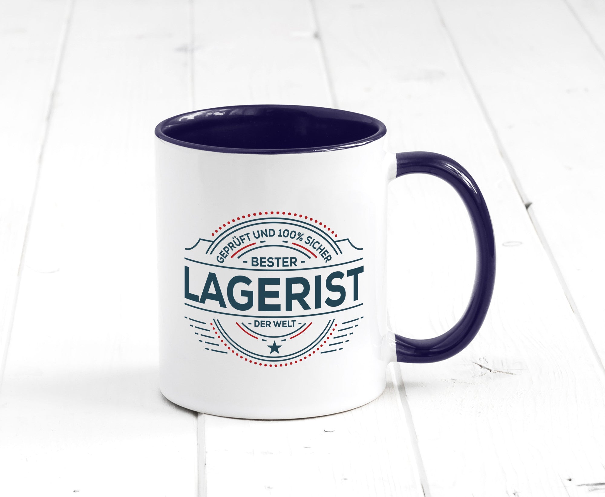 Geprüft und sicher: Lagerist | Lageristen Lager Arbeiter lustiger Spruch