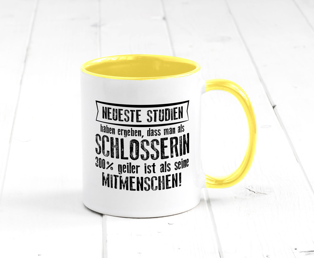 Neuste Studien: Schlosserin | Schlosserei Geschenkidee Humor Tasse