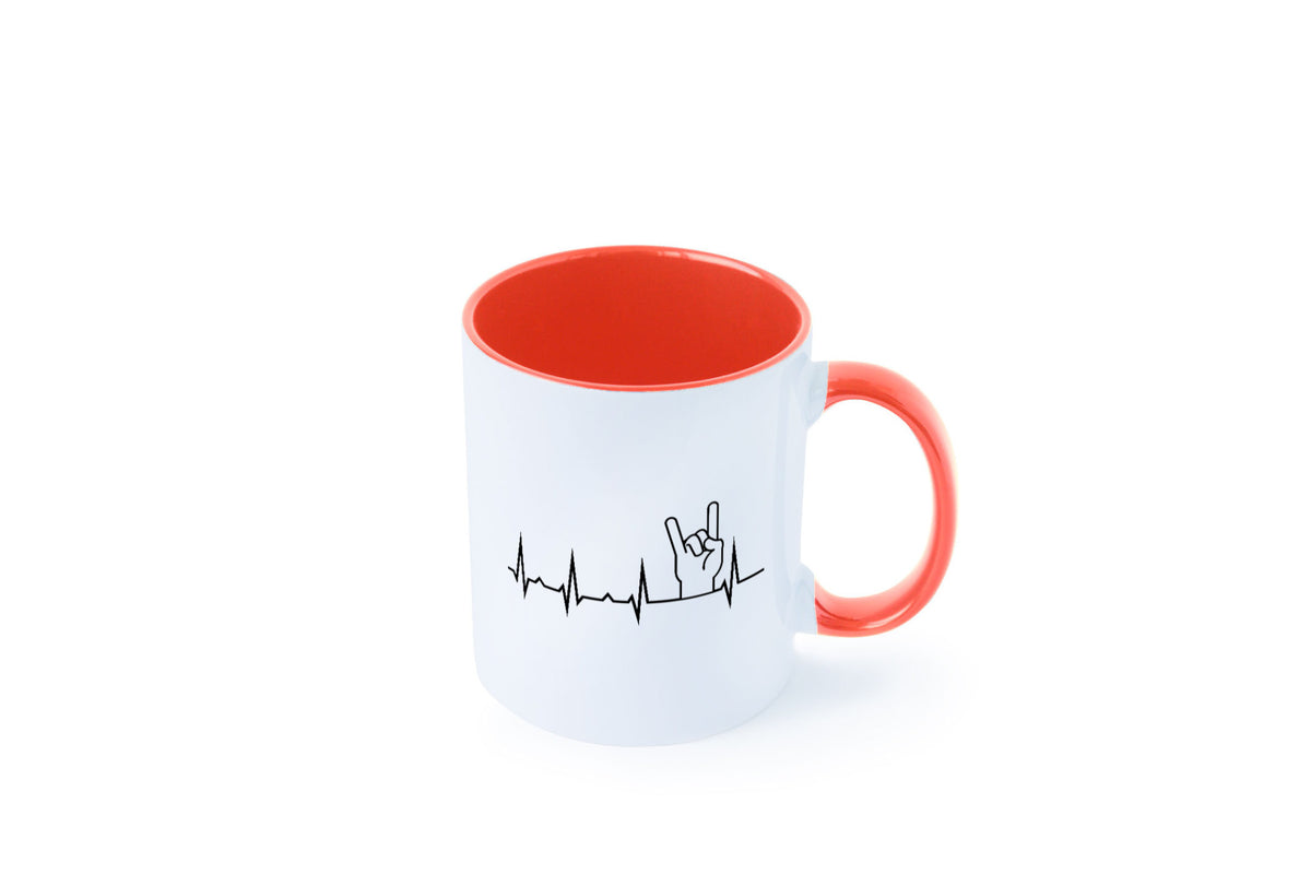 Heavy Metal Motiv | Rocker Musiker Rock Musik Geschenk Humor Geschenkidee Tasse