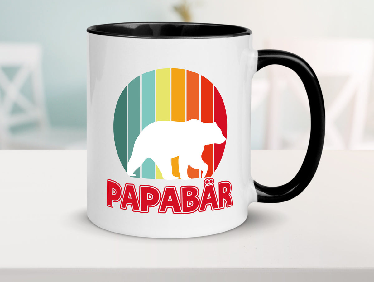 Papabär | Papa Tasse Vater Vatertag Bär lustiger Spruch Geschenk Familie