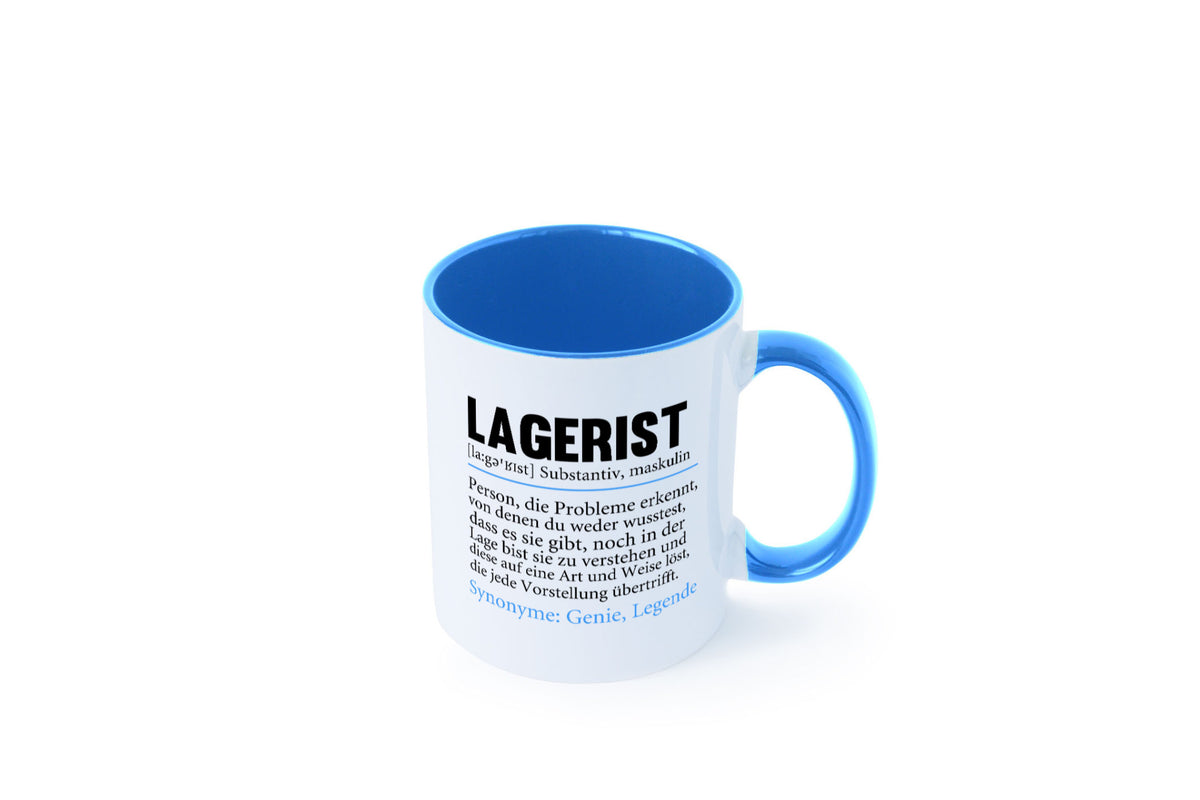 Lagerist | Spruch Beruf Lageristen Lager Arbeiter lustiger Geschenk Arbeit Tasse