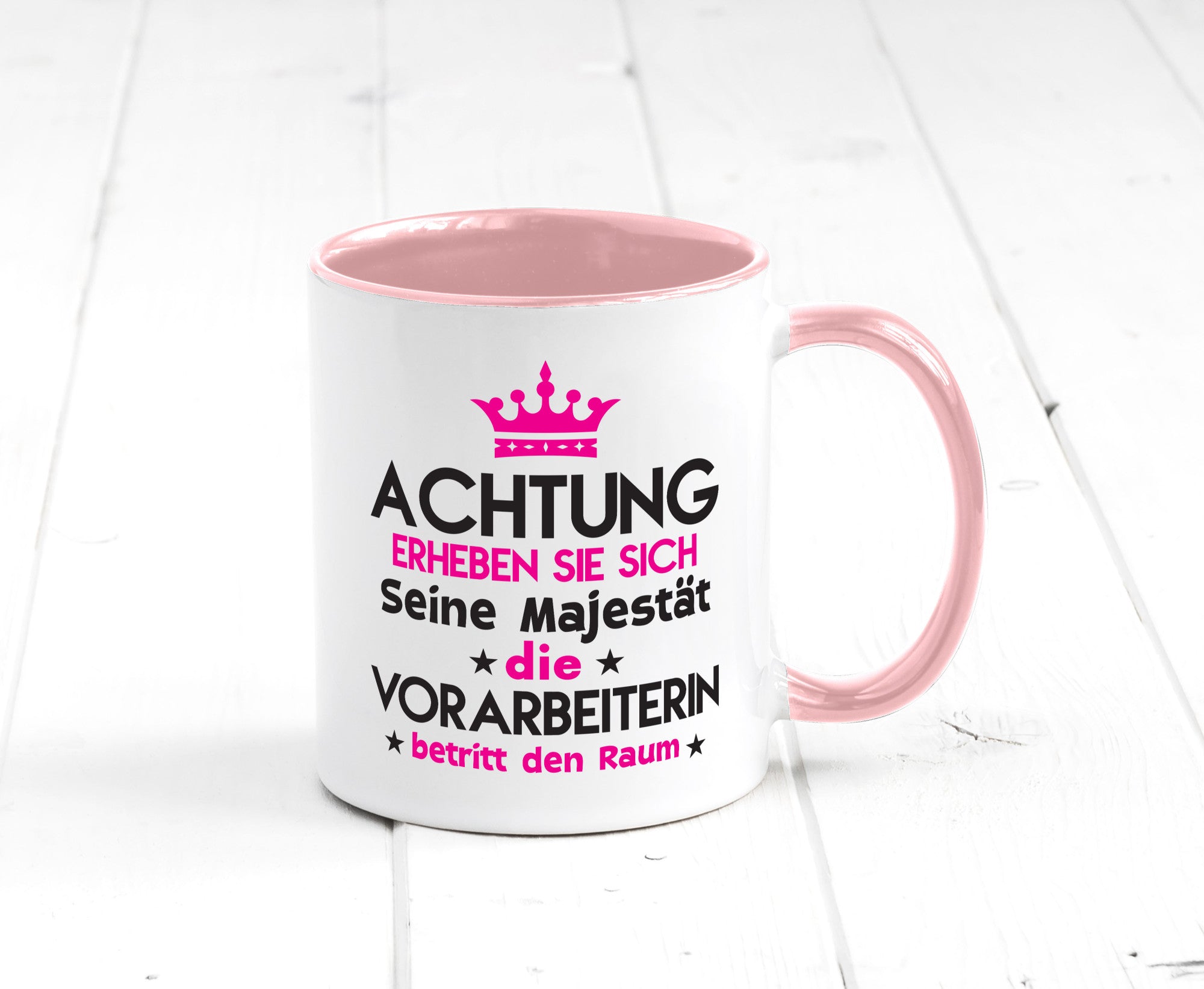 Seine Majestät Vorarbeiterin | Kollegin Teamleiter lustig Arbeit Kollegen Büro