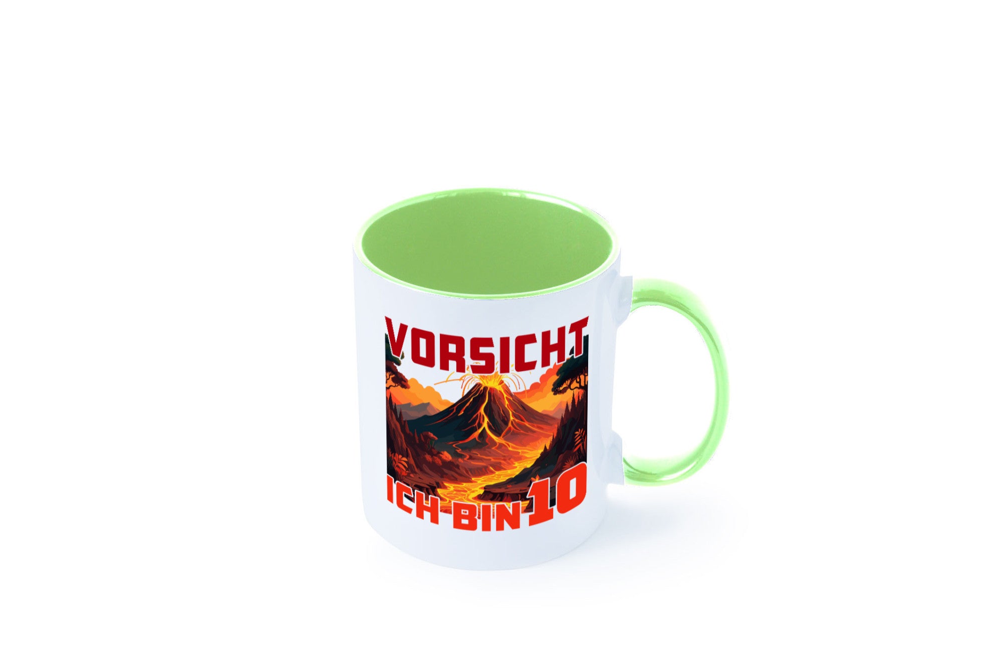 10. Geburtstag | 10 Jahre Vulkanausbruch Vulkan Humor Geschenkidee Tasse