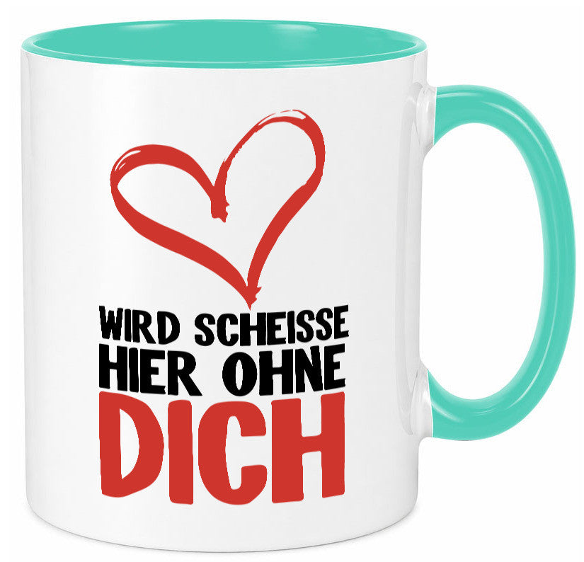 Wird Scheisse Geschenk Humor Geschenkidee lustiger Spruch Tasse