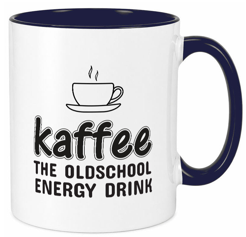 Oldschool Kaffee | Kaffeetrinker Tasse Statement lustiger Spruch Geschenk Humor