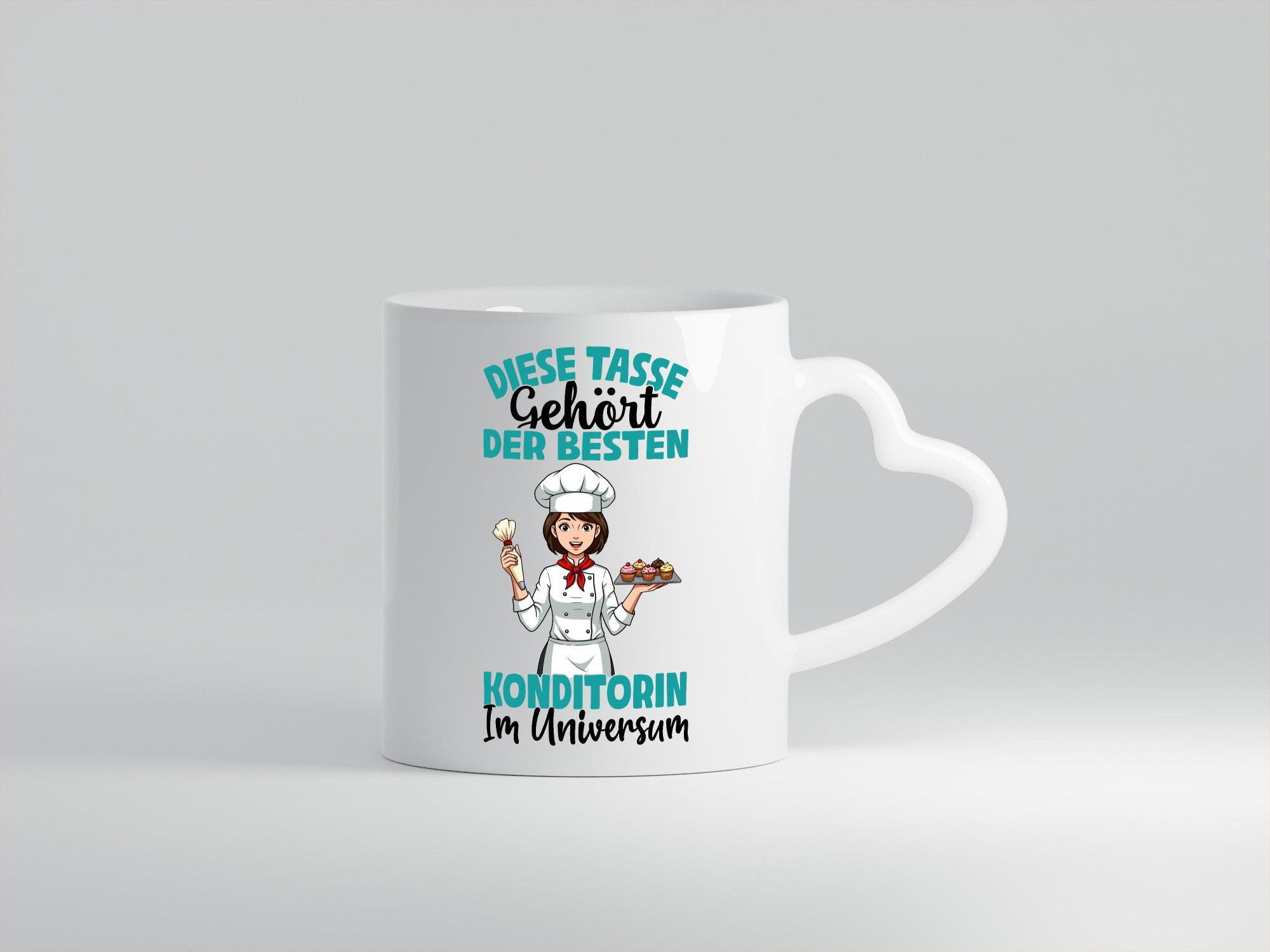 Im Universum: Konditorin | Konditorei Geschenkidee Humor Tasse