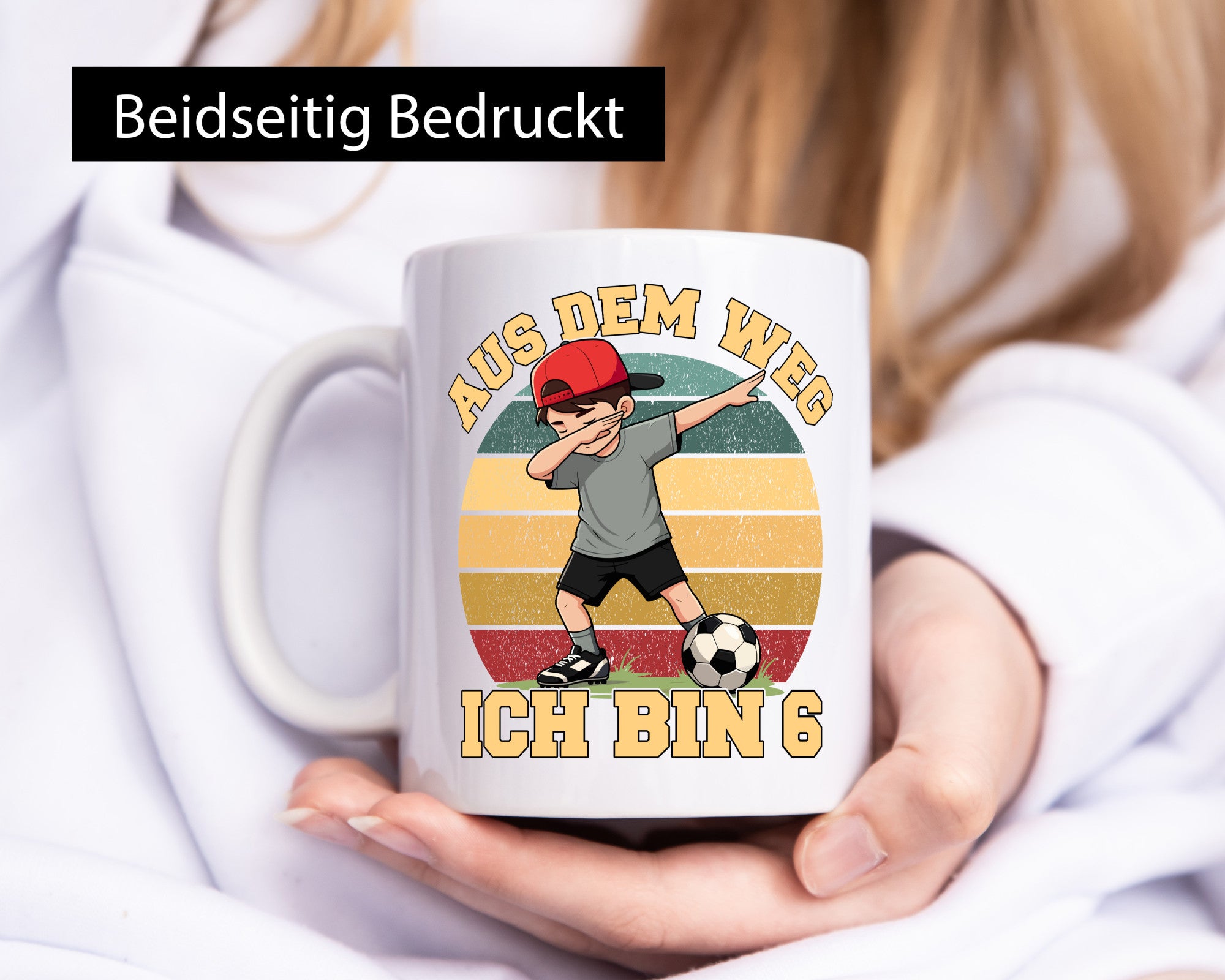 6. Geburtstag | 6 Jahre Fußball Junge Fußballer Geschenk Geschenkidee lustiger