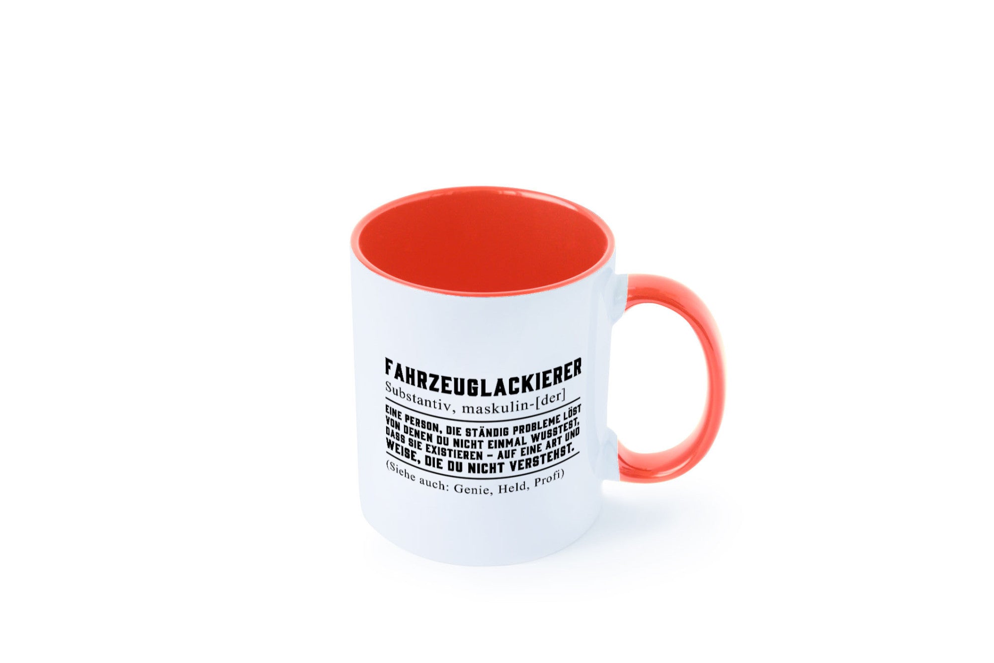 Fahrzeuglackierer | Definition Lackierer Autolackierer Humor Geschenkidee Tasse