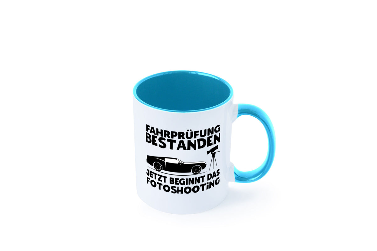 Fahrprüfung bestanden | Autofahren Führerschein Geschenk Humor Geschenkidee Tasse