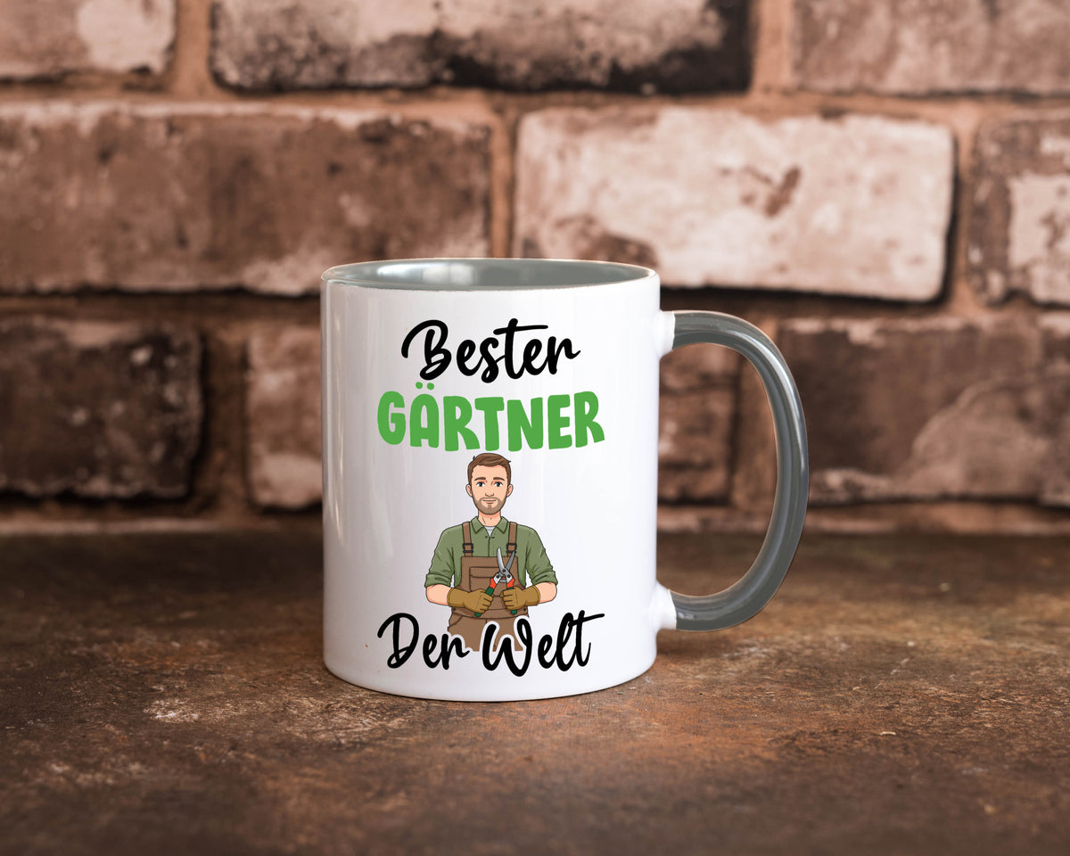 Bester Gärtner | Gartenbau v2 Geschenk Humor Geschenkidee lustiger Spruch Tasse
