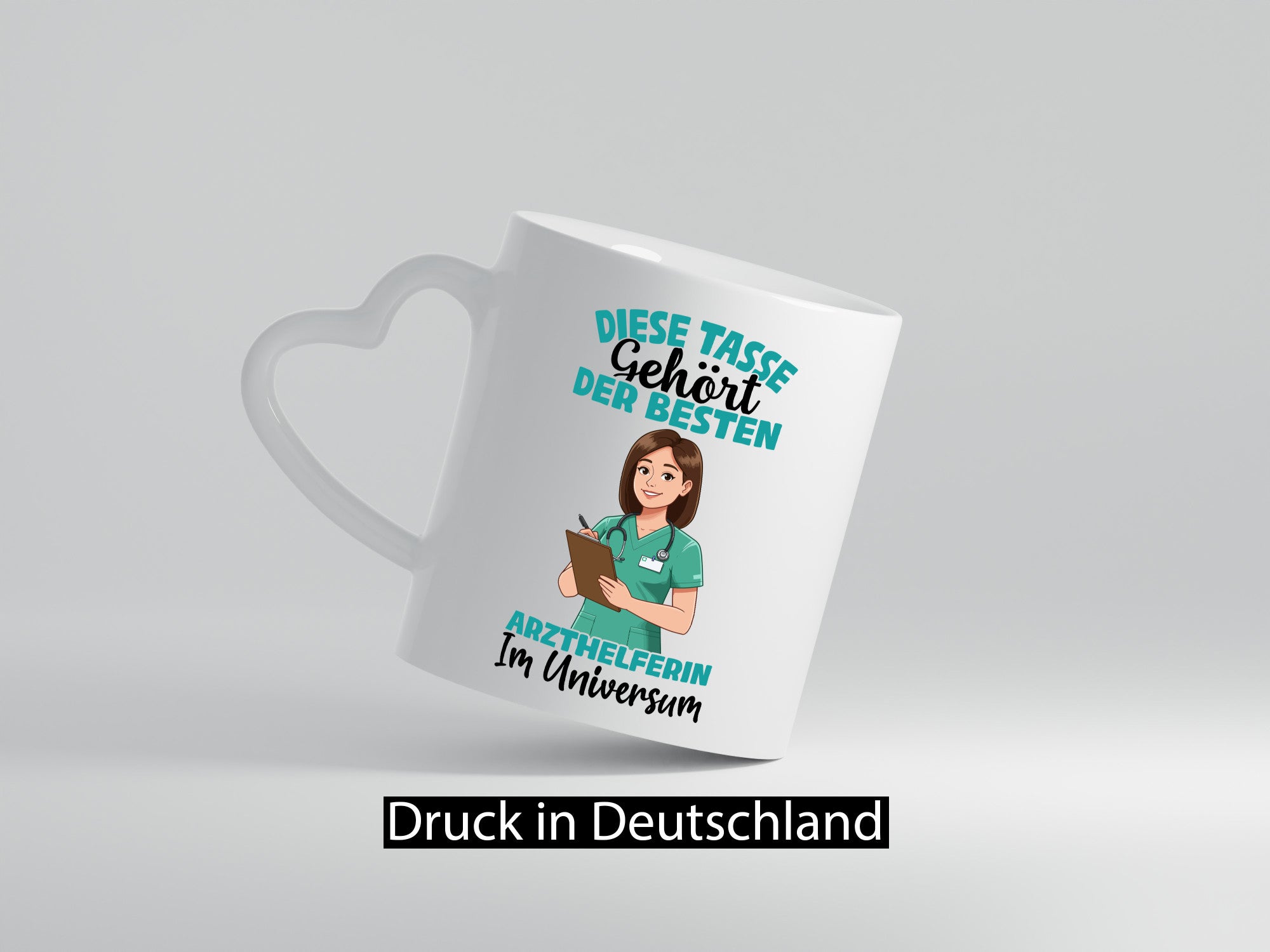 Im Universum: Arzthelferin | Fachangestellte Medizin lustiger Spruch Geschenk