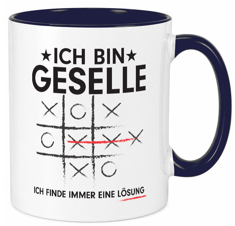 Löse Probleme: Geselle | Handwerker Humor Geschenkidee Tasse