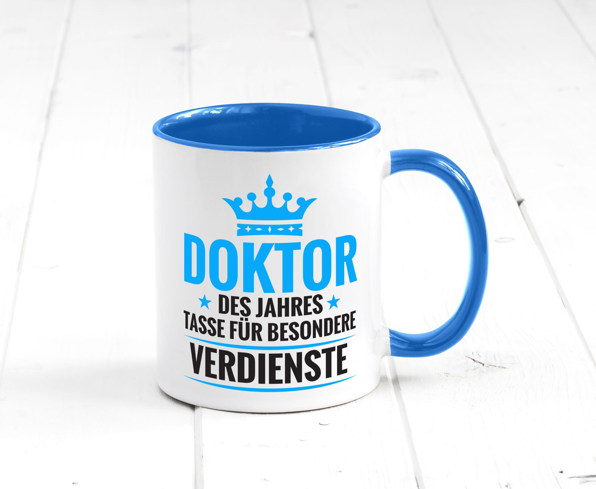 Besonderer Verdienst: Doktor | Doktorand Doktortitel Humor Geschenkidee Tasse