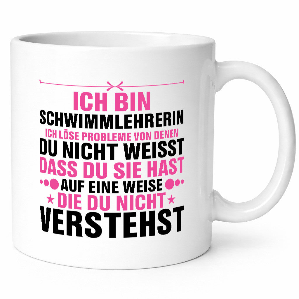 Löse Probleme: Schwimmlehrerin | schwimmen Lehrer v2 lustiger Spruch Geschenk
