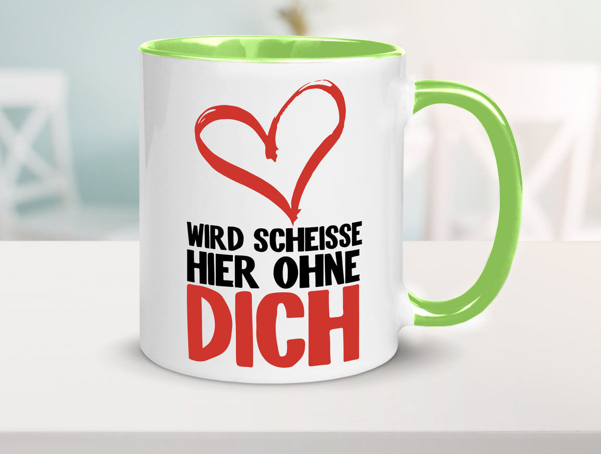 Wird Scheisse Geschenk Humor Geschenkidee lustiger Spruch Tasse