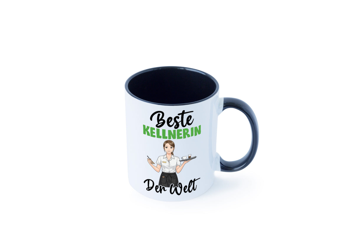 Beste Kellnerin | Beruf kellnern Bedienung v2 Humor Arbeit Kollegen Büro Tasse