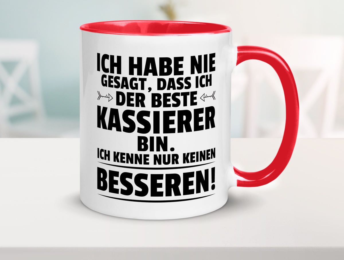 Der Beste Kassierer Geschenk Humor Geschenkidee lustiger Spruch Tasse